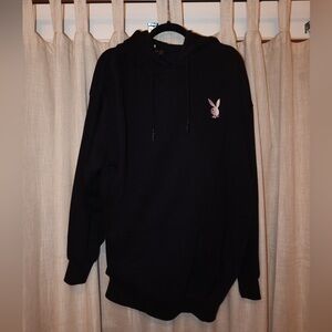 Missguided Playboy Hoodie dress